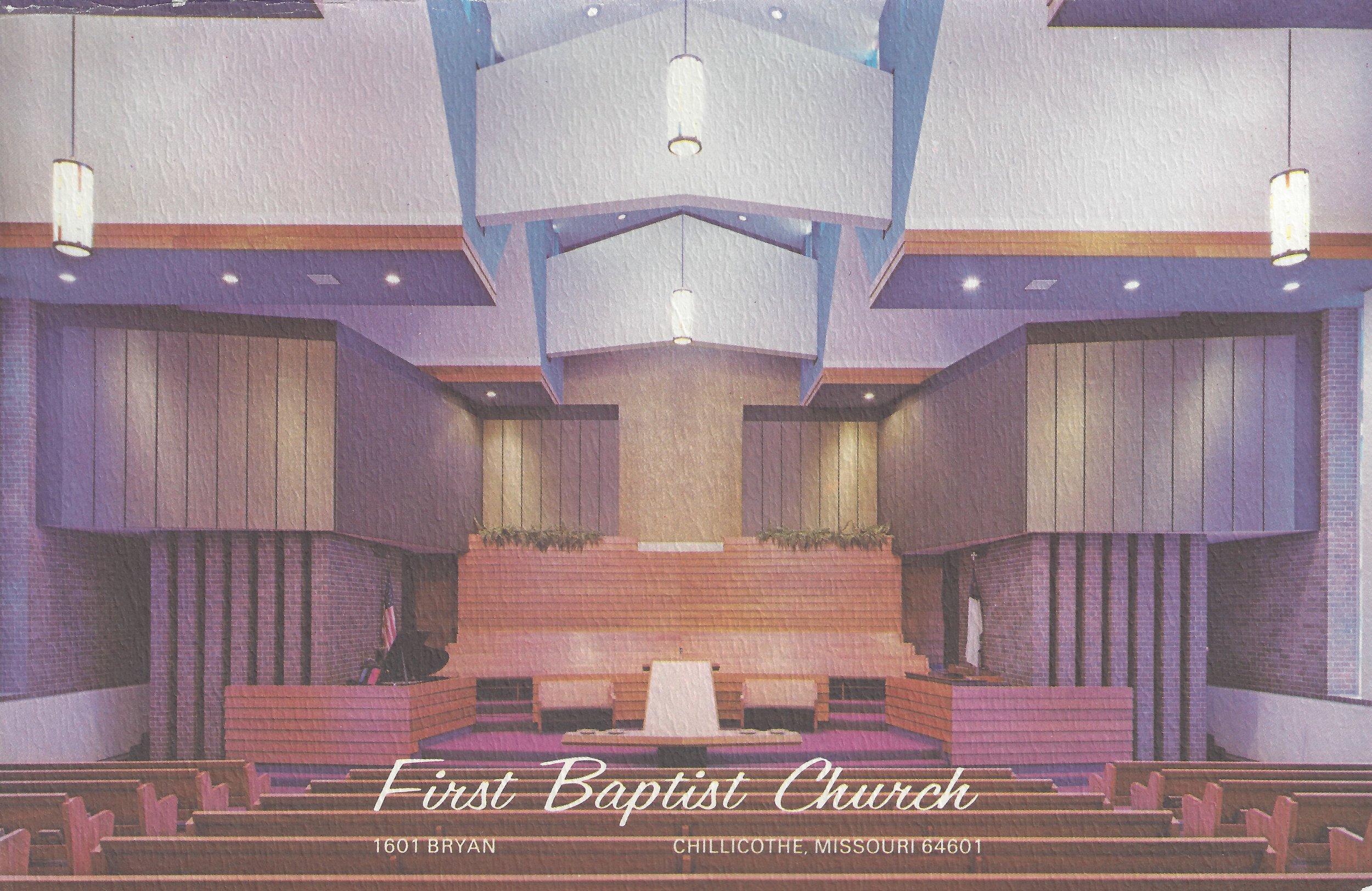The Sanctuary when it was dedicated in 1968