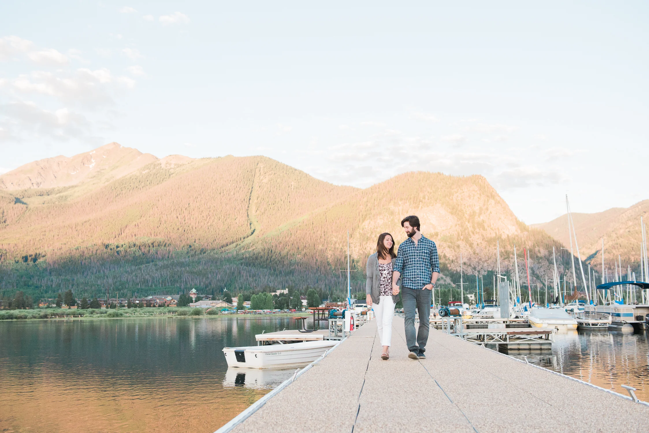 Lake Dillon Sunrise Engagment Session