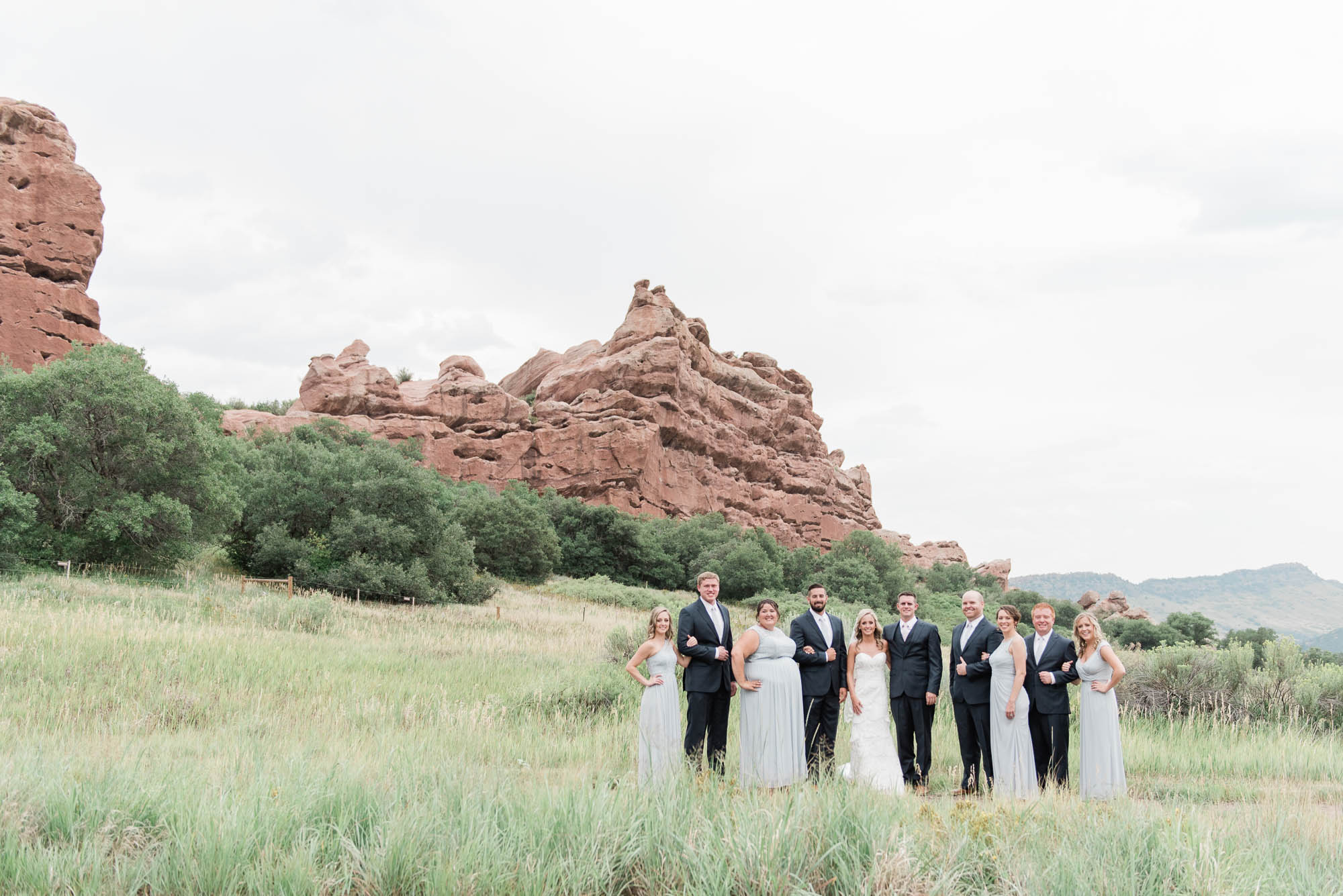 South Valley Park Bridal Party Photography