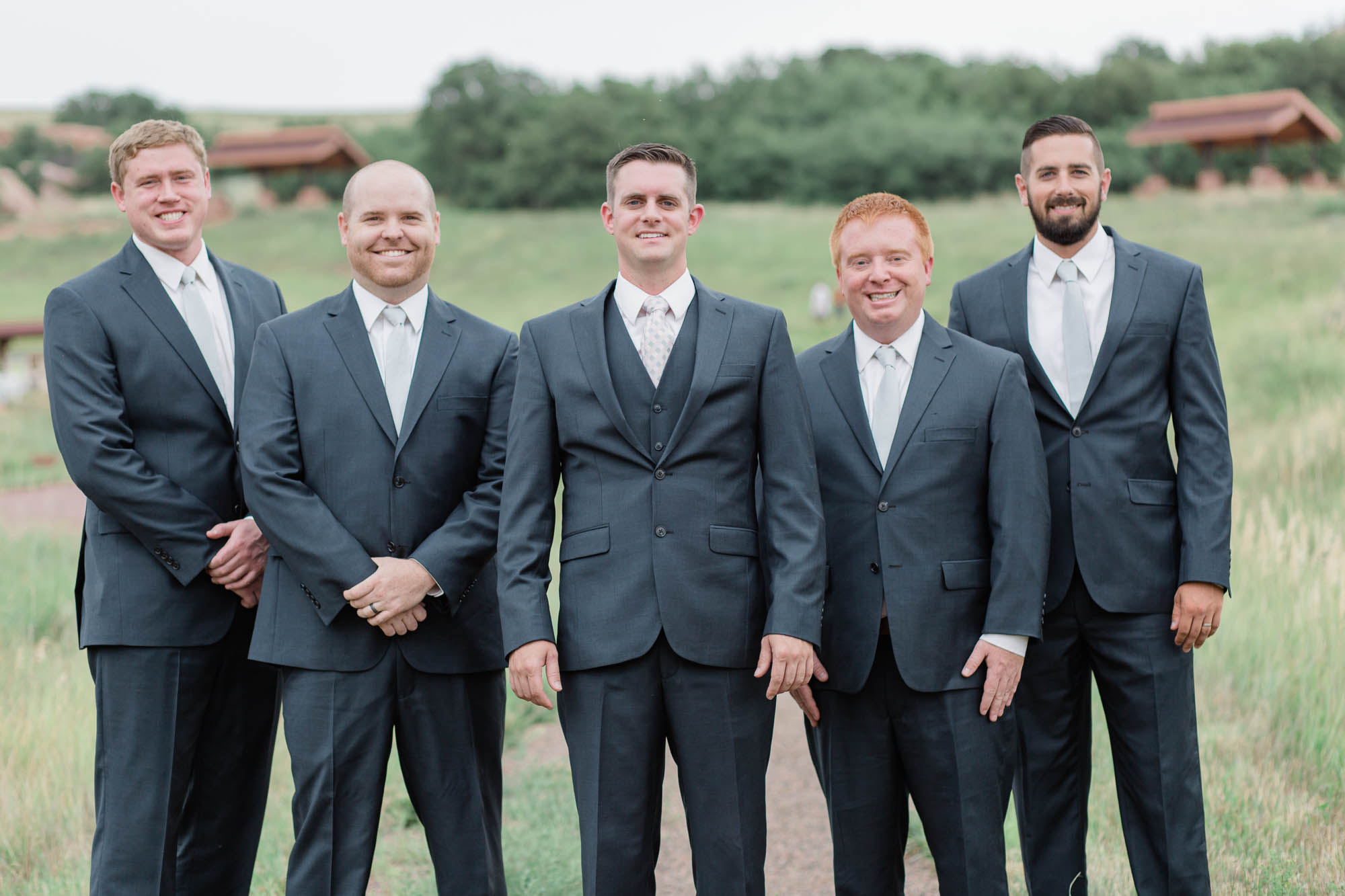 South Valley Park Groomsmen Photography