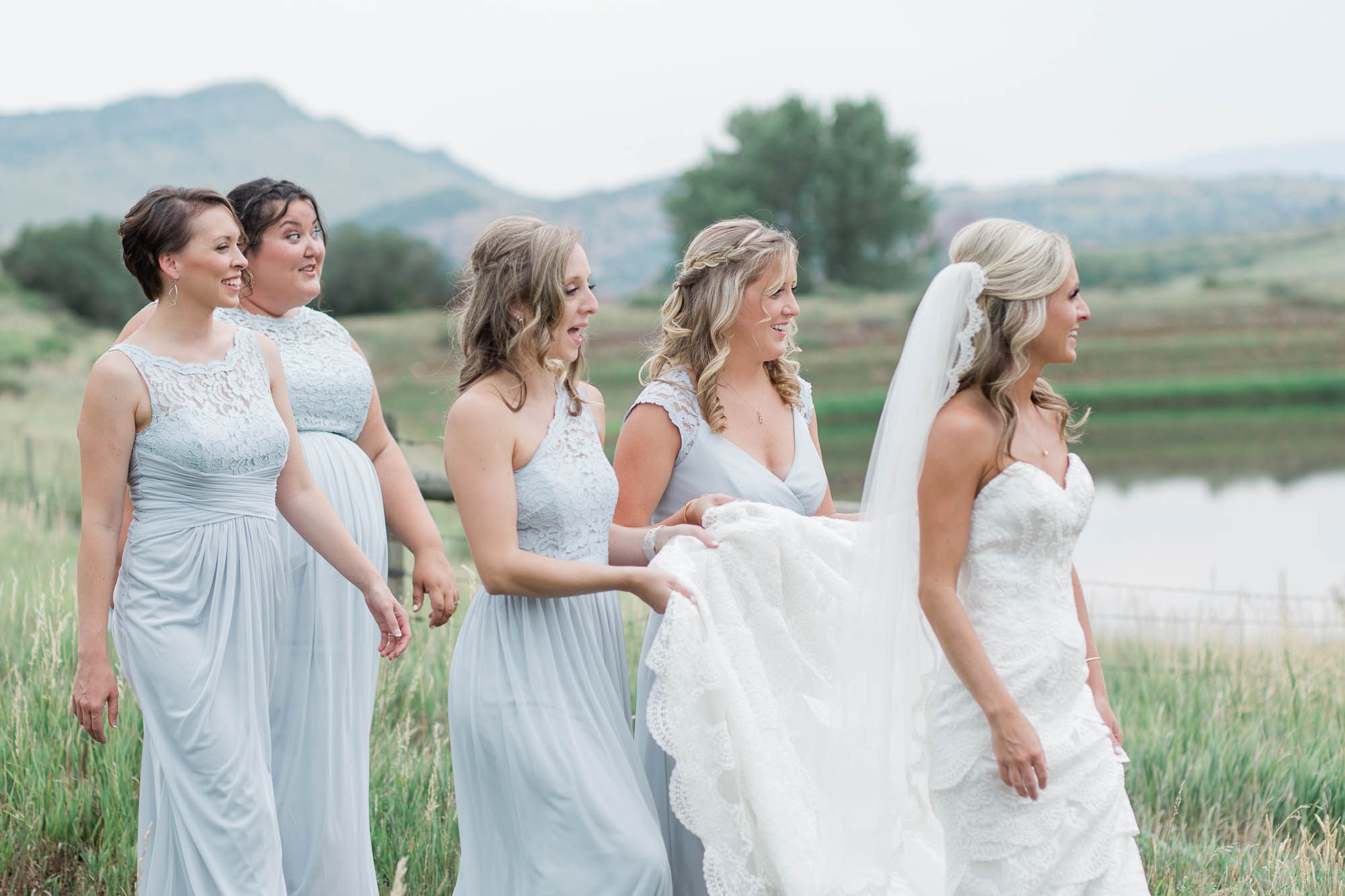 South Valley Park Wedding Party Photography