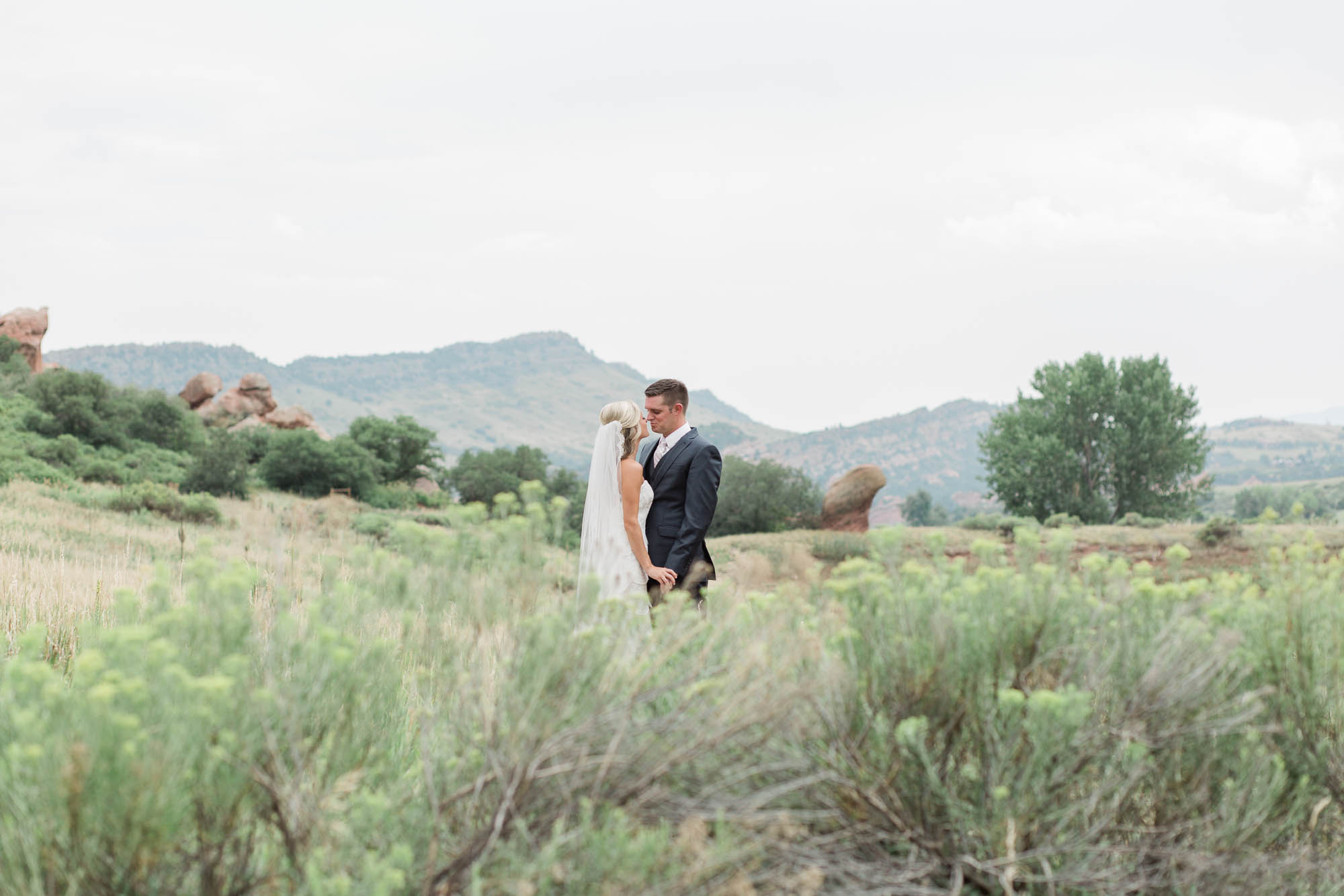 South Valley Park Bride and Groom Portrait Photography