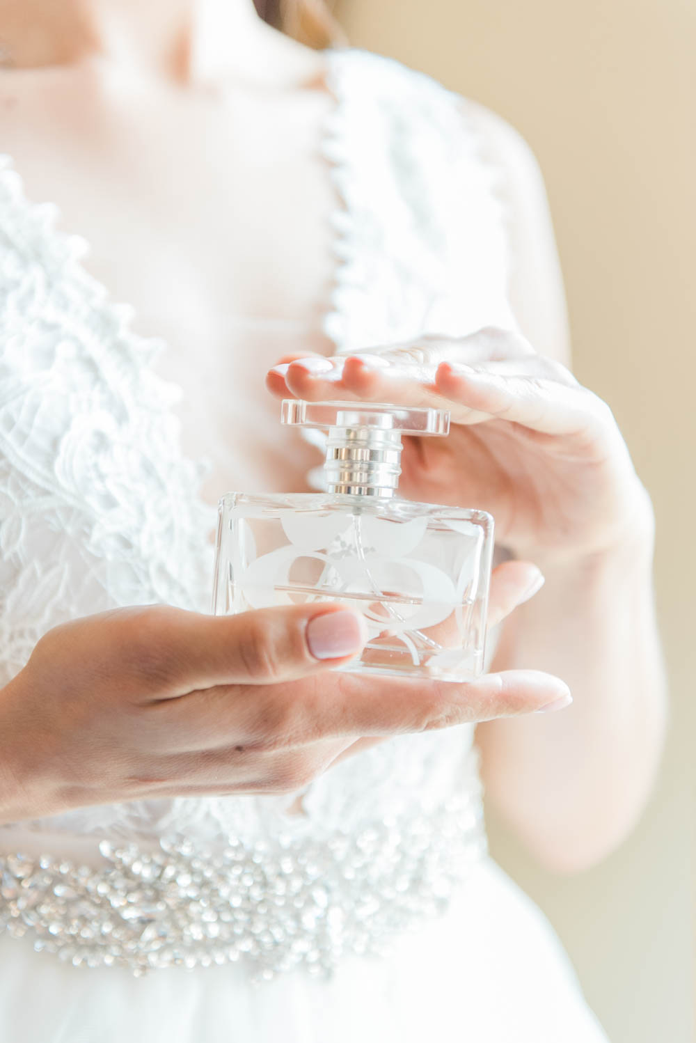 Fine Art Wedding Details of Perfume 