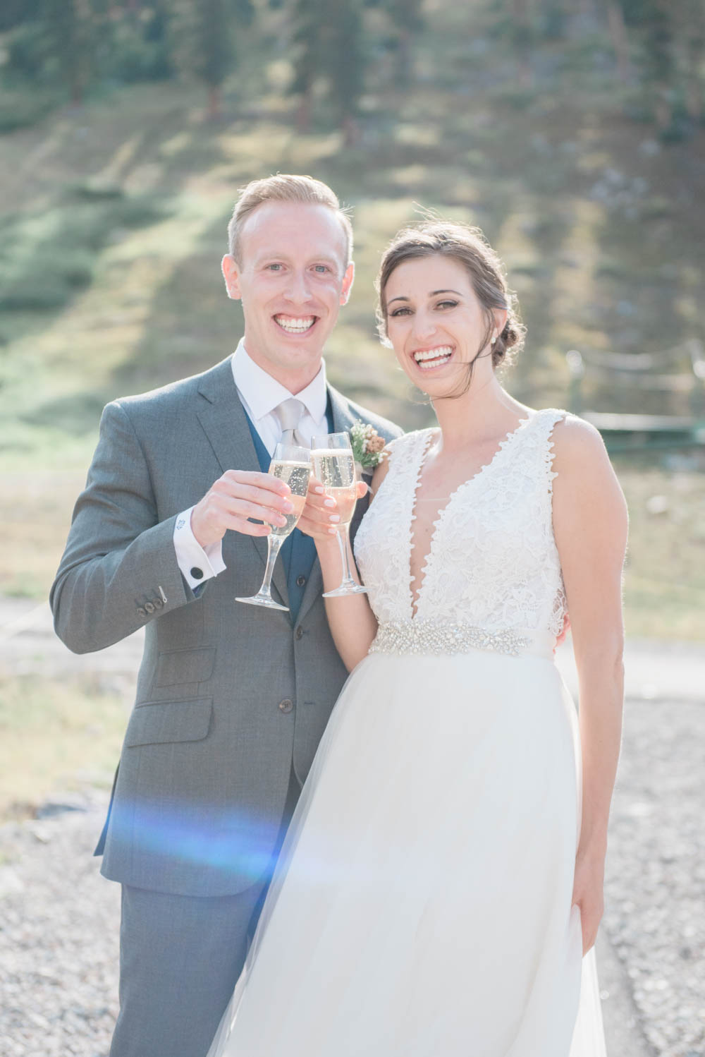 Adventurous Fine Art Wedding with a Champagne Toast