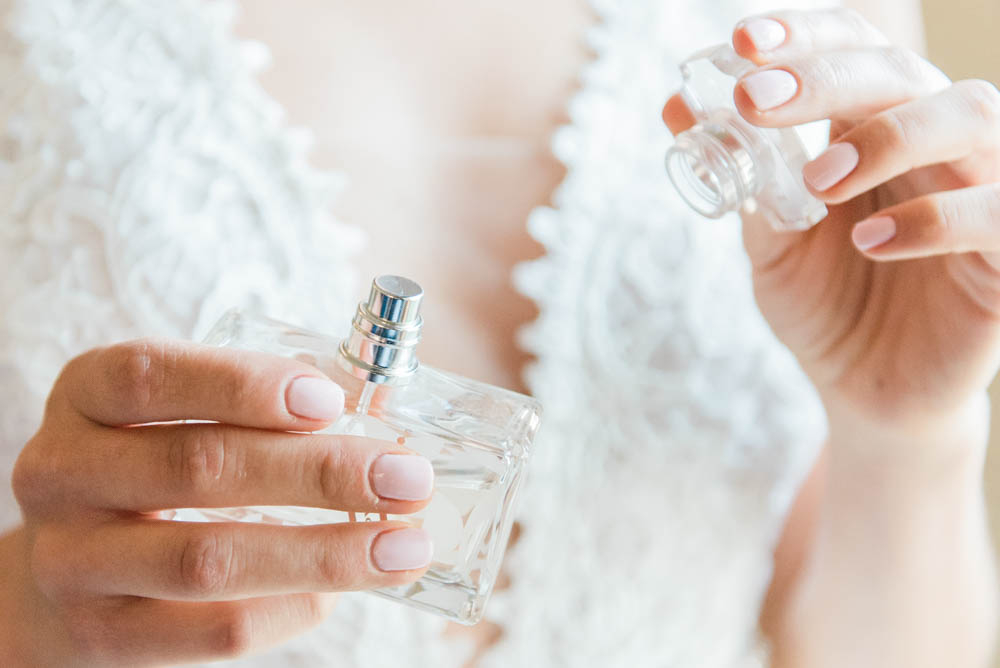 Fine Art Wedding Details of Perfume