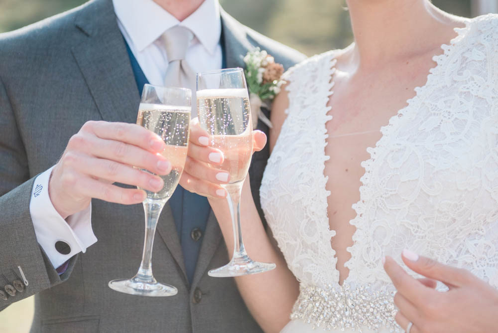 Adventurous Fine Art Wedding with a Champagne Toast