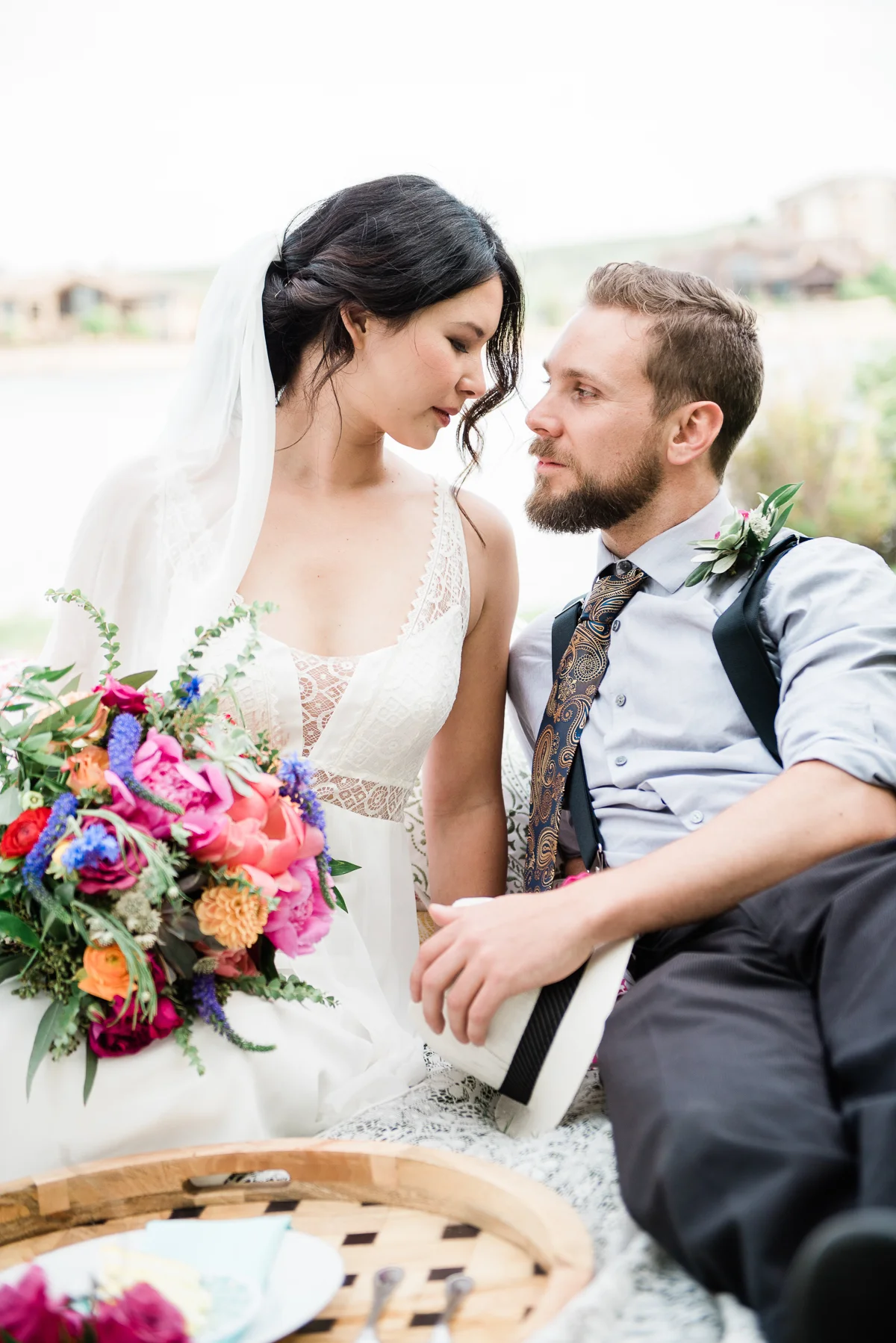 Colorado Boho Beach Elopement