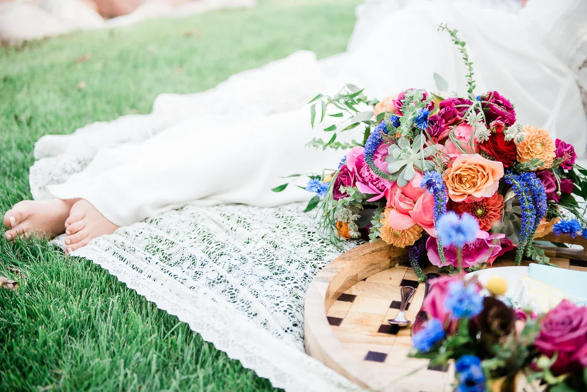 Colorado Boho Beach Elopement