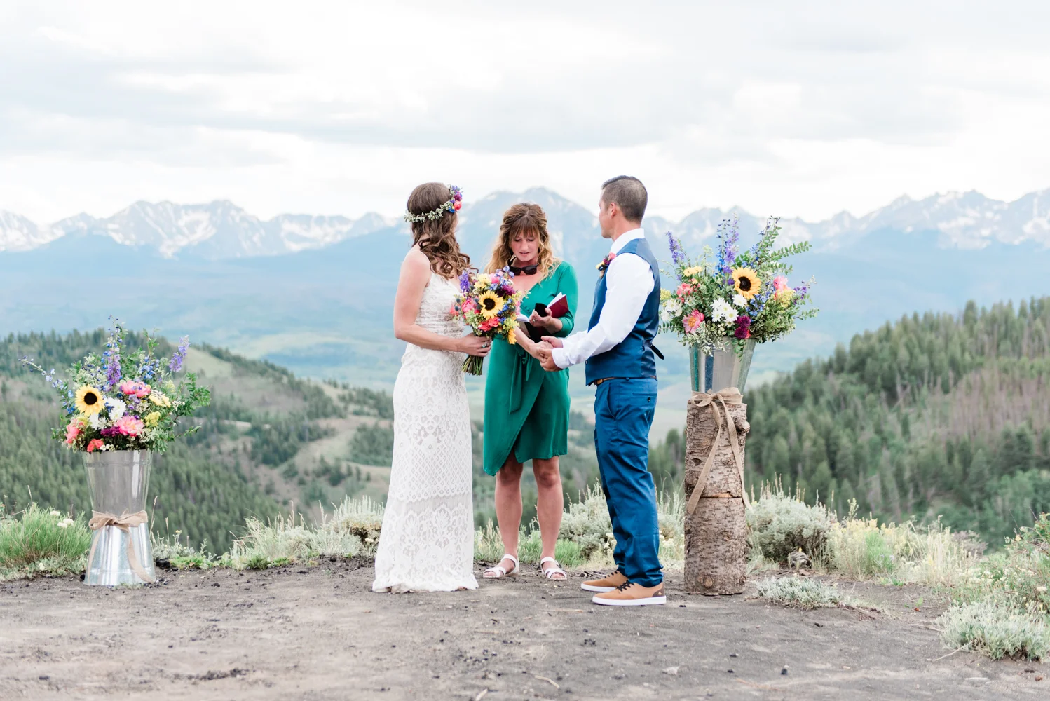 Intimate Colorado Mountain Ute Peak Wedding Photography