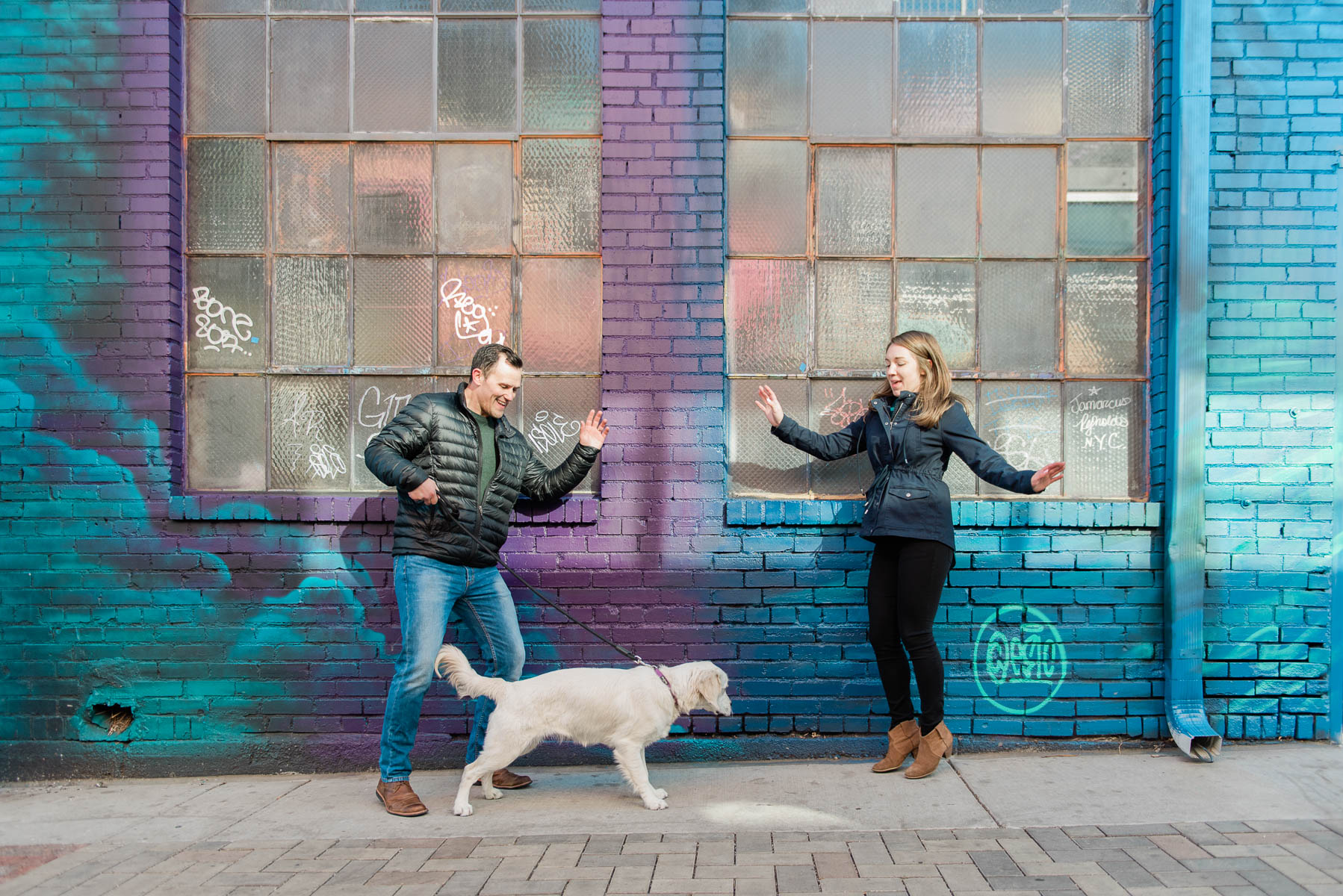 Denver Engagement Photography Session in RiNo