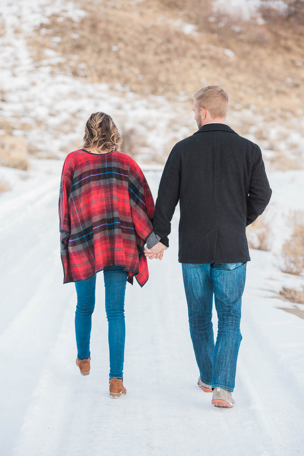 Telluride Snow Adventure Engagement Photography