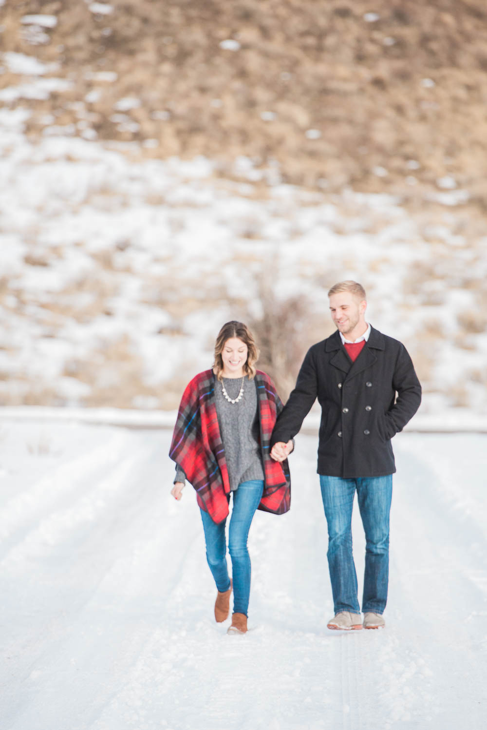 Telluride Snow Adventure Engagement Photography