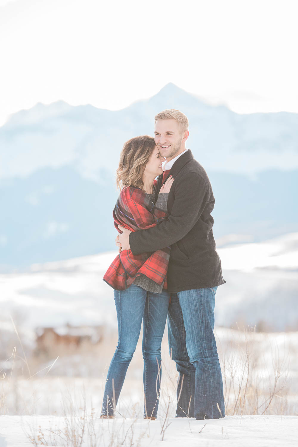 Telluride Snow Adventure Engagement Photography