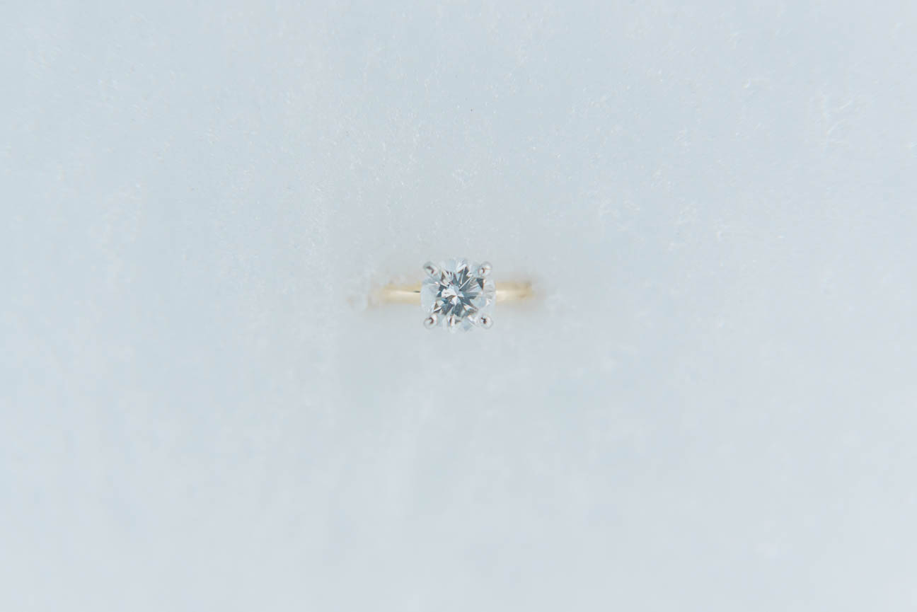 Winter Snowshoe Sunrise Engagement Photography Session in Breckenridge Colorado