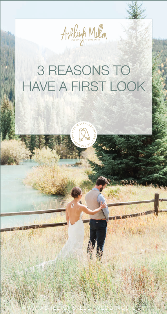 3 REASONS TO HAVE A FIRST LOOK Traditionally, the first time a groom saw his bride on the wedding day was when she walked down the aisle. But who says we have to stick to tradition?! Many brides are now opting to have a “First Look” on their wedding day. For those of you who don’t know what a First Look is, it’s the first time you see each other on your wedding day, but in private and before the ceremony. I am all for First Looks! ASHLEIGH MILLER PHOTOGRAPHY www.ashleighmillerphotography.com