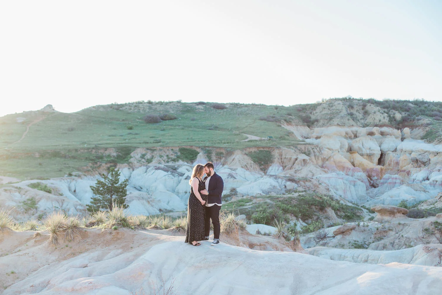 Colorado Maternity Photography Session in the Paint Mines. Wedding and Elopement Photography Company Ashleigh Miller Photography