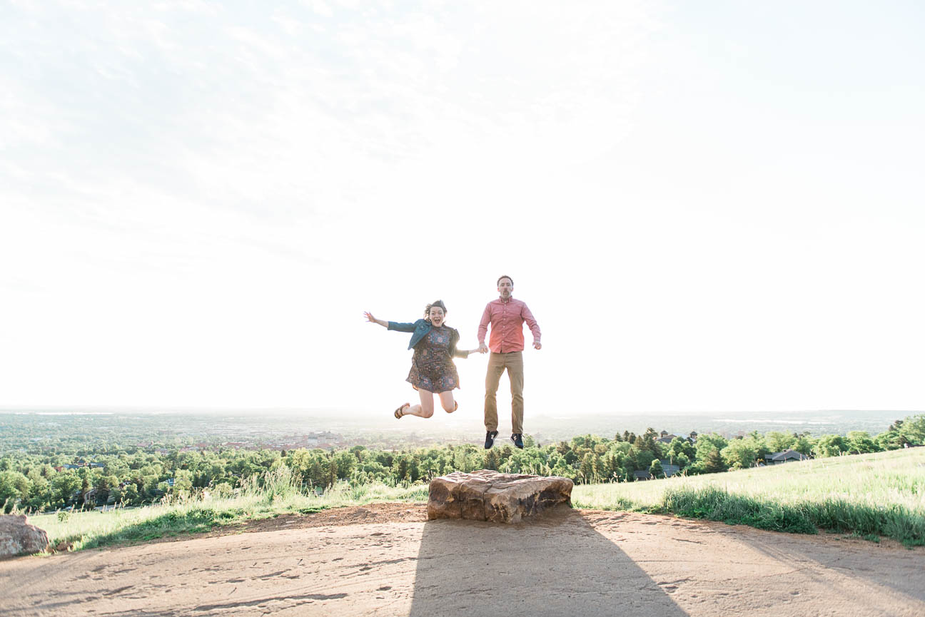 Chautauqua Park Adventure Engagement Session