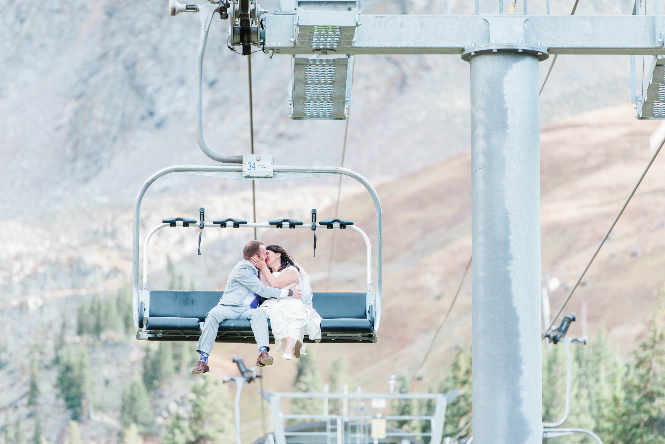 Fall Wedding Photography at Arapahoe Basin Ski Area