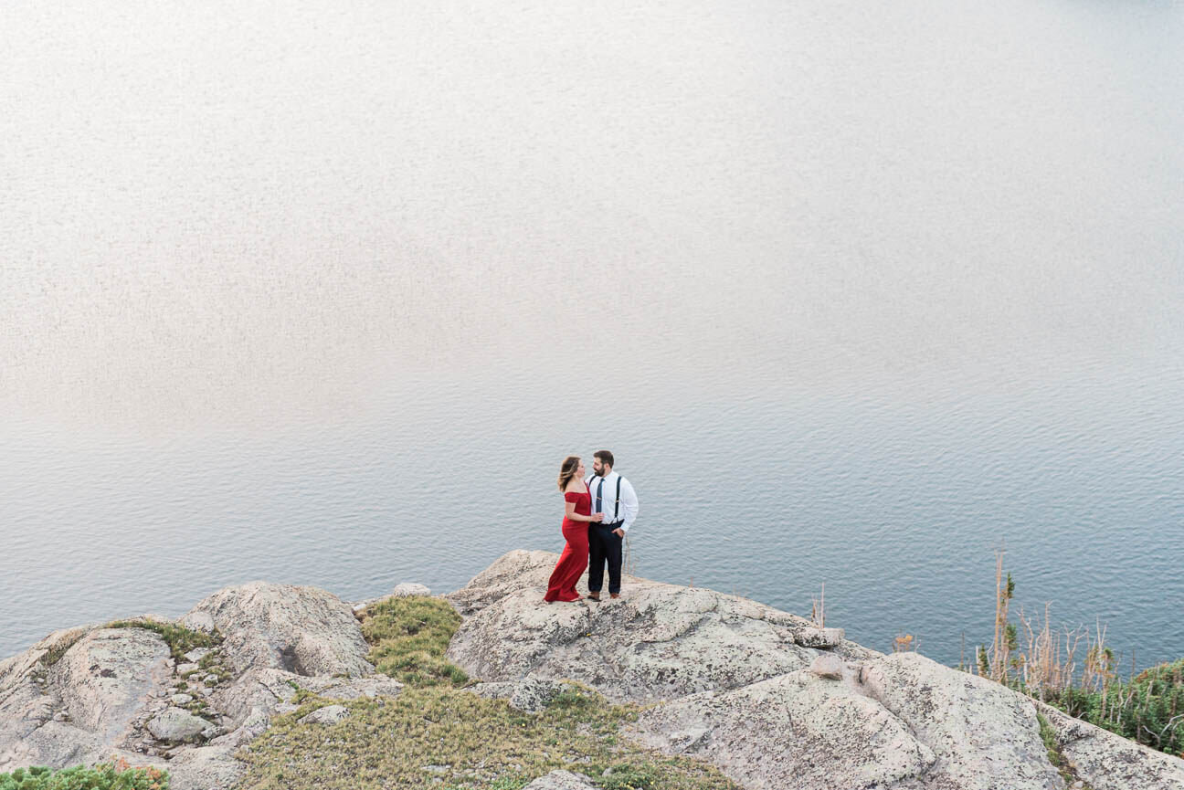 Indian Peaks Wilderness Mountain Adventure Engagement Photography Session