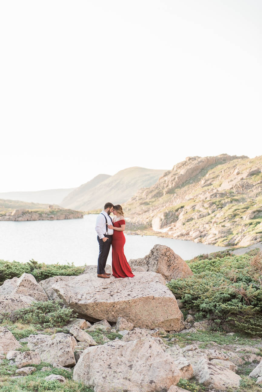 Indian Peaks Wilderness Mountain Adventure Engagement Photography Session