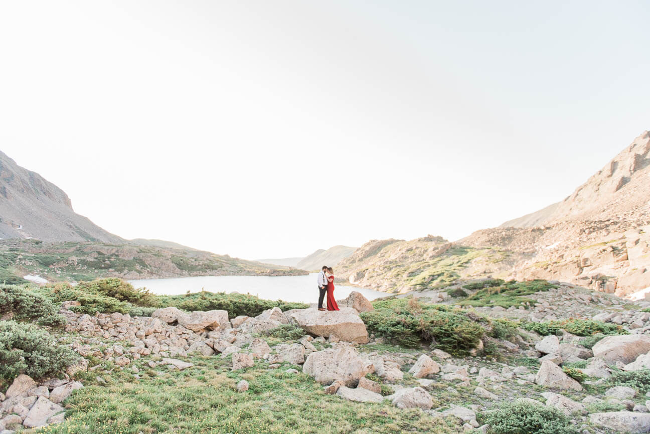 Indian Peaks Wilderness Mountain Adventure Engagement Photography Session