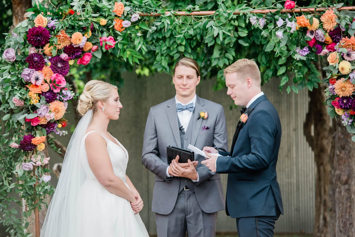 Denver Colorado Romanic Urban Wedding Photography