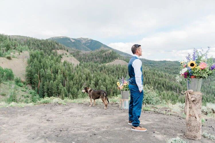 Intimate Colorado Mountain Ute Peak Wedding Photography