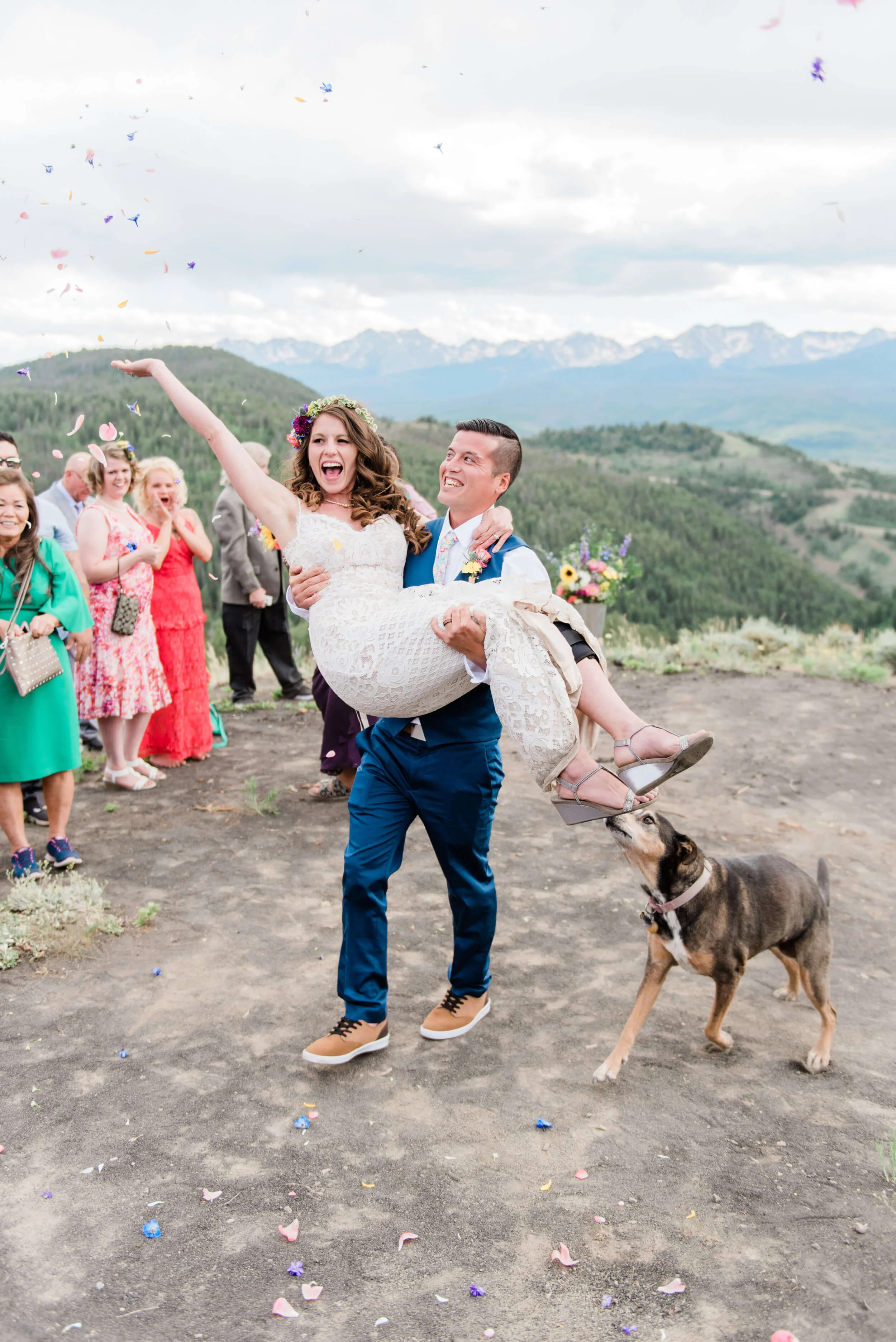 Intimate Colorado Mountain Ute Peak Wedding Photography