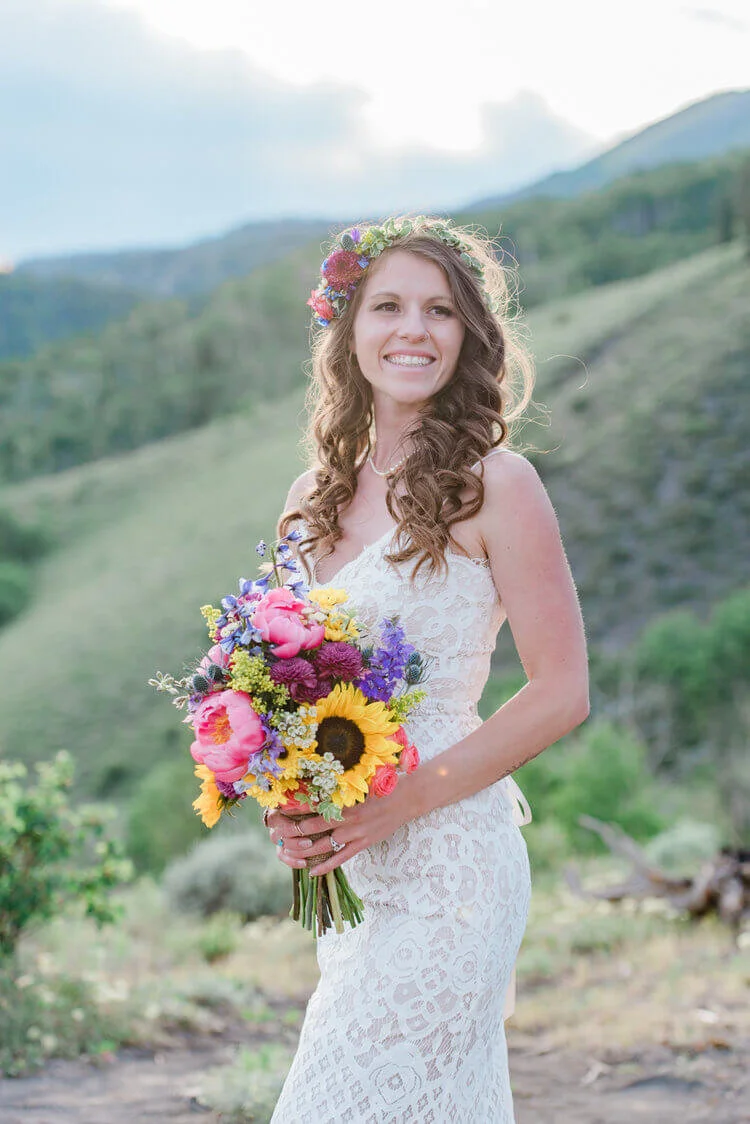 Intimate Colorado Mountain Ute Peak Wedding Photography