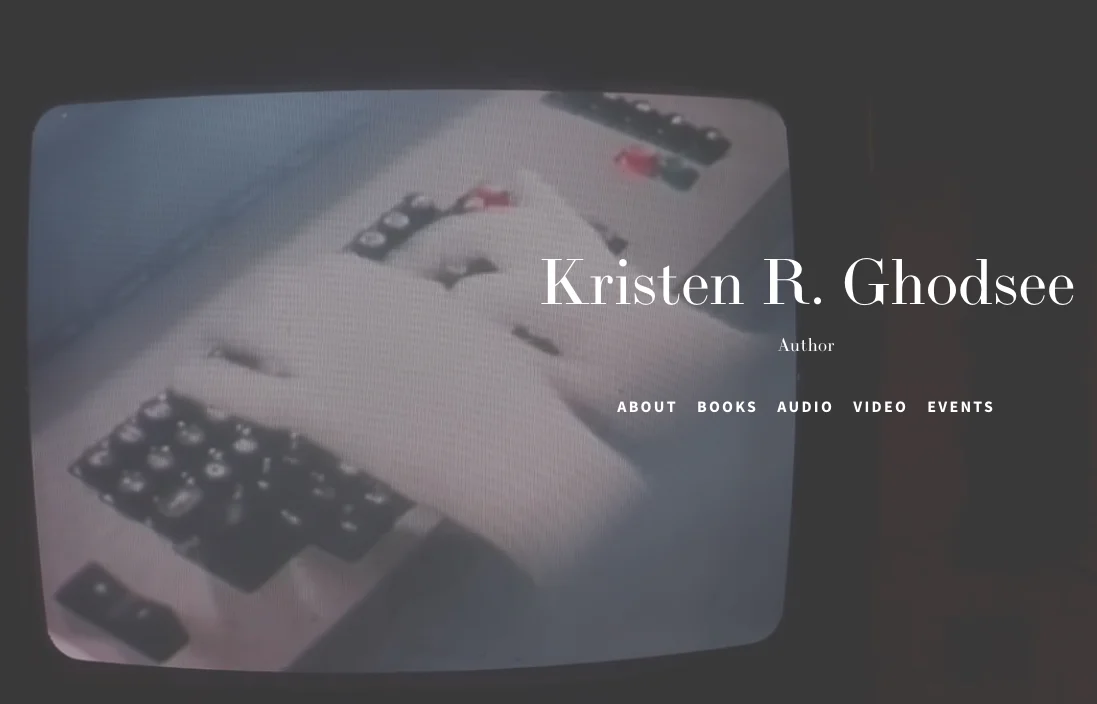 The front page from the new website