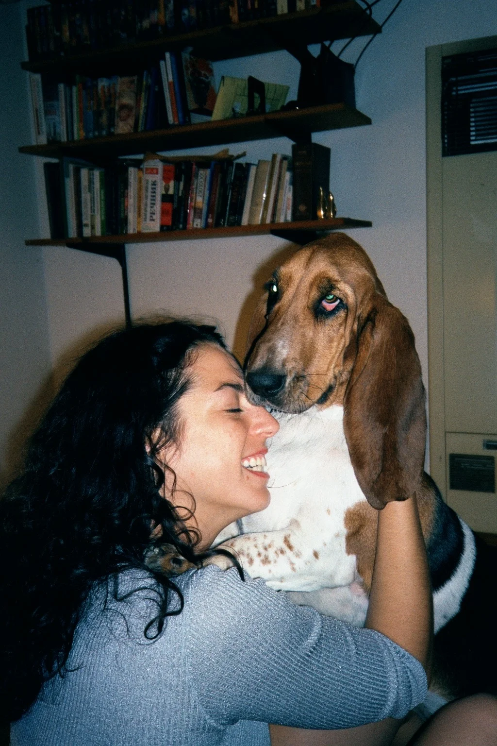 Kristen and Tosca in Berkeley in 2000