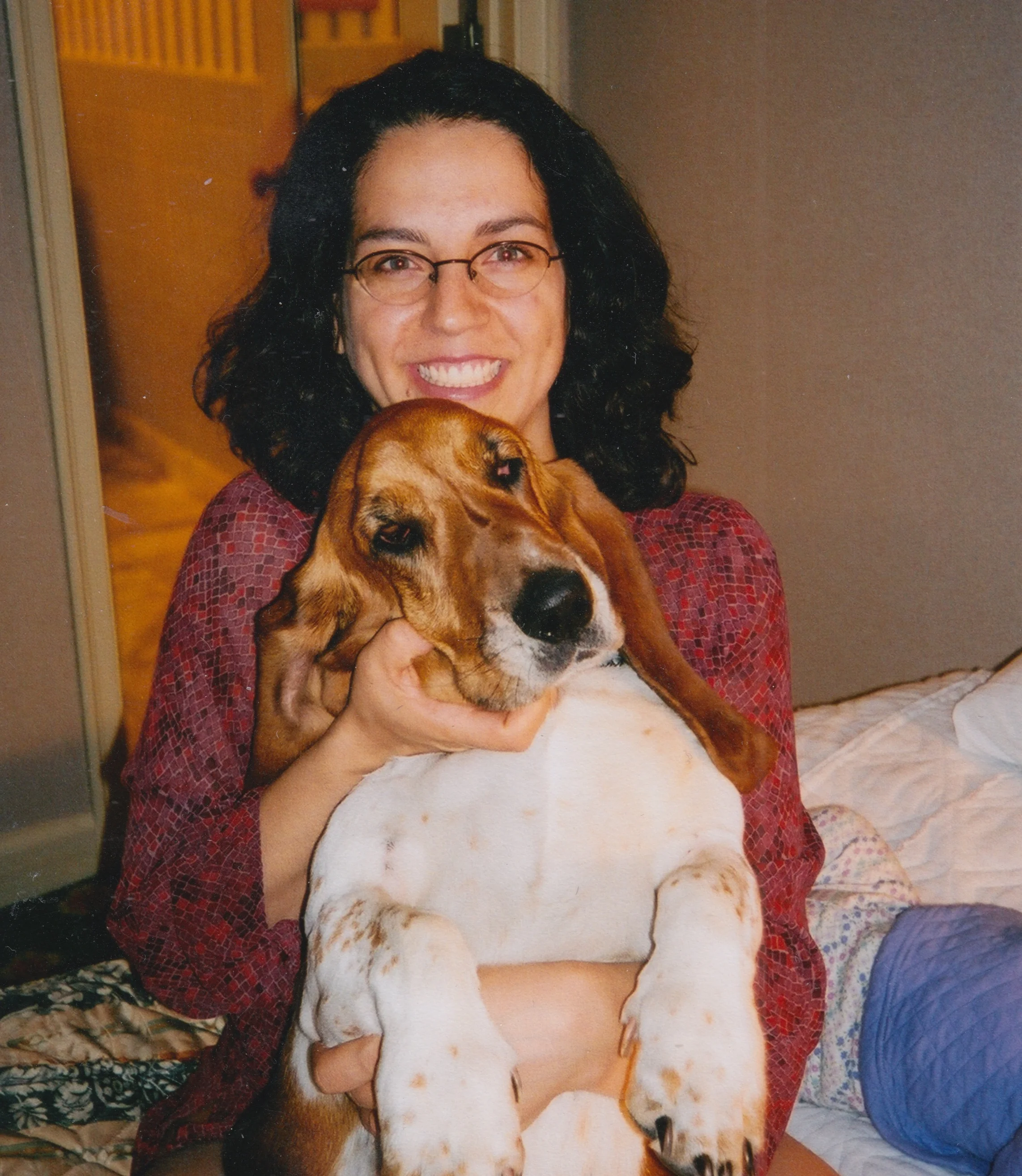 Kristen and Tosca in Berkeley in 2001
