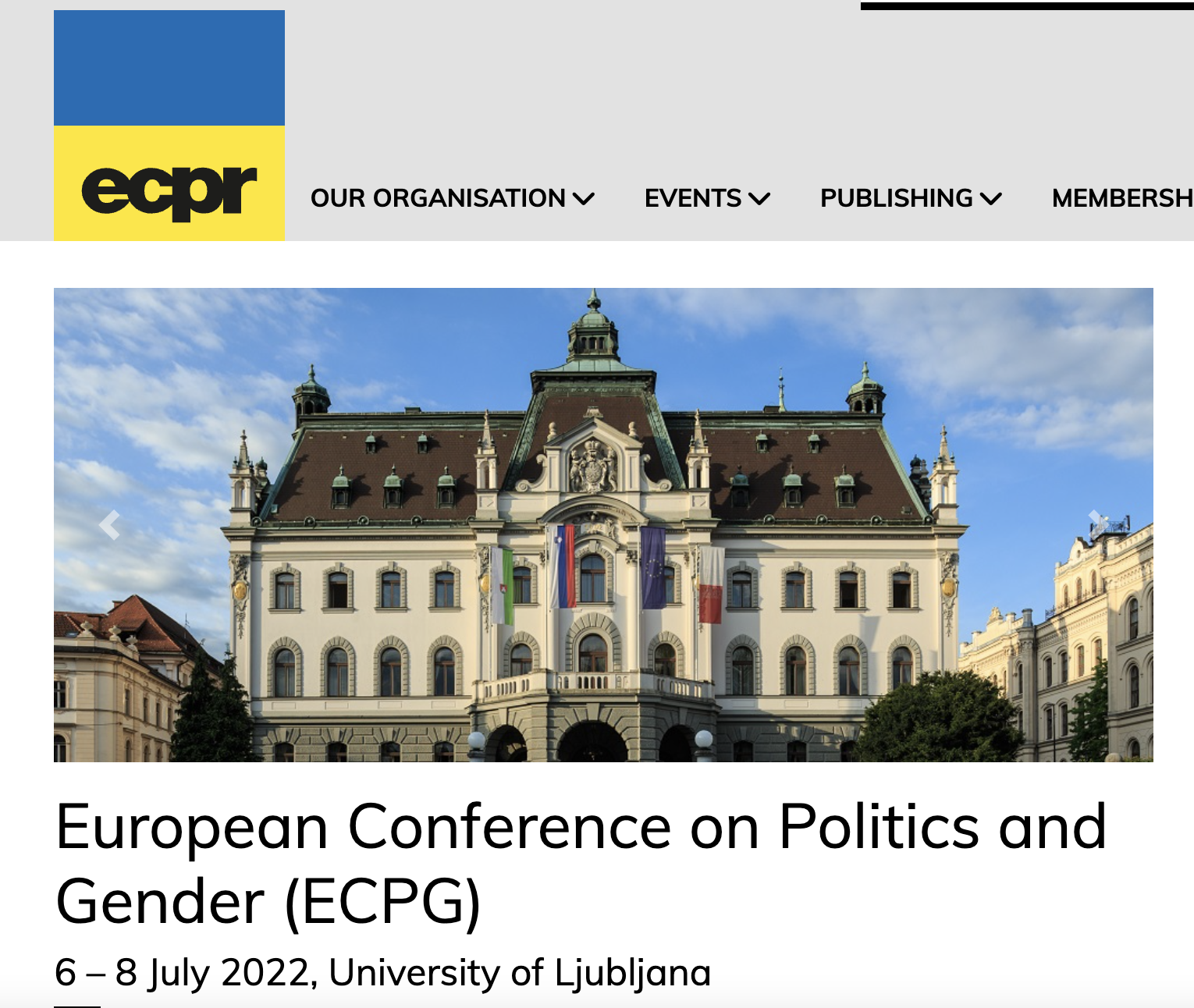 European Consortium for Political Research (ECPR) Roundtable: Postsocialism and Gender Equality