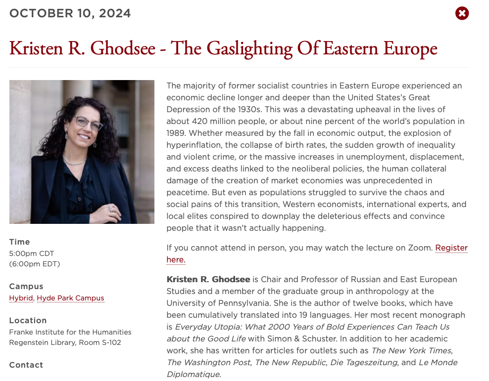 The Gaslighting of Eastern Europe