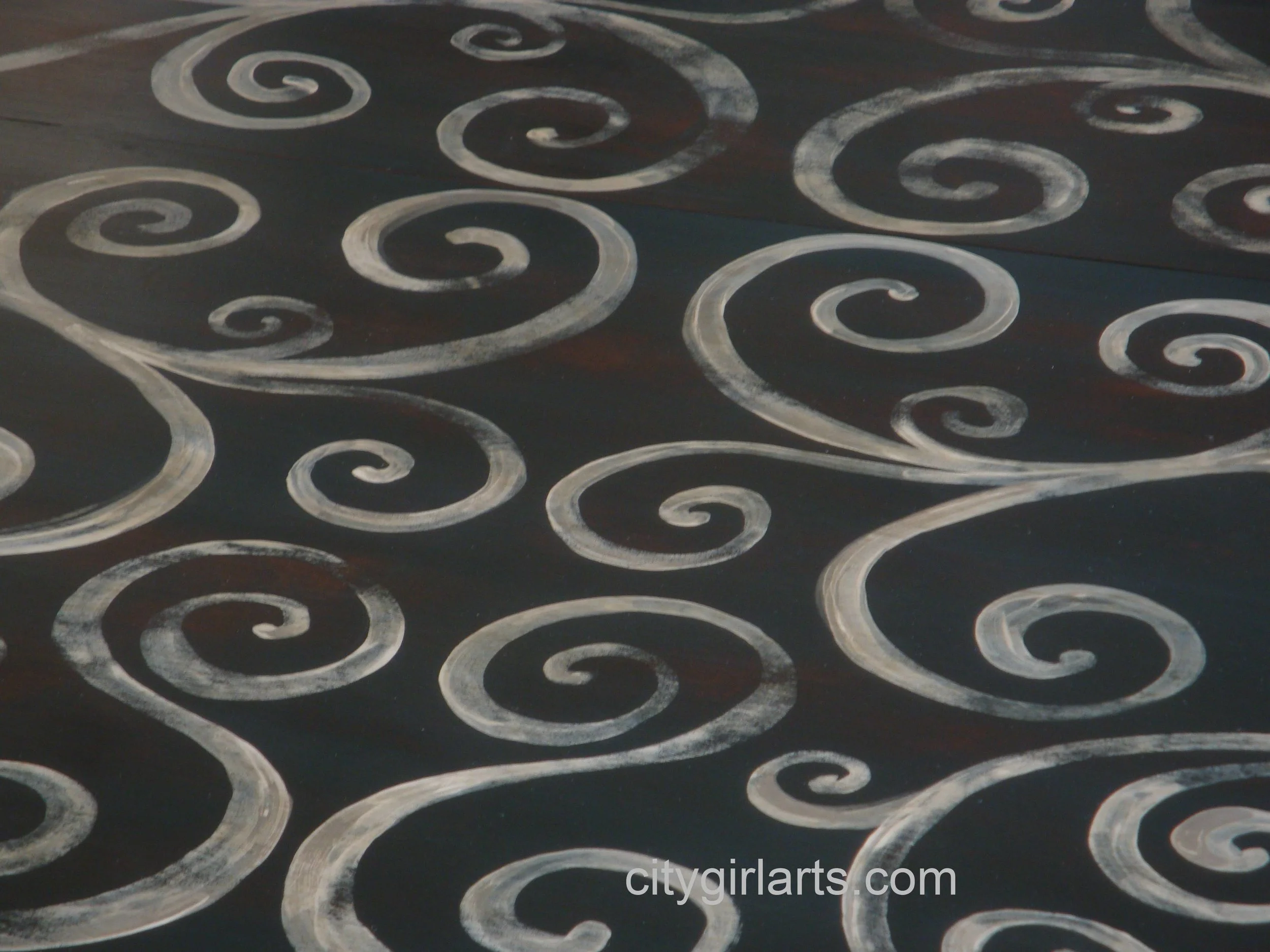 Killer Legs: Work Table to French Farm Swirl Table