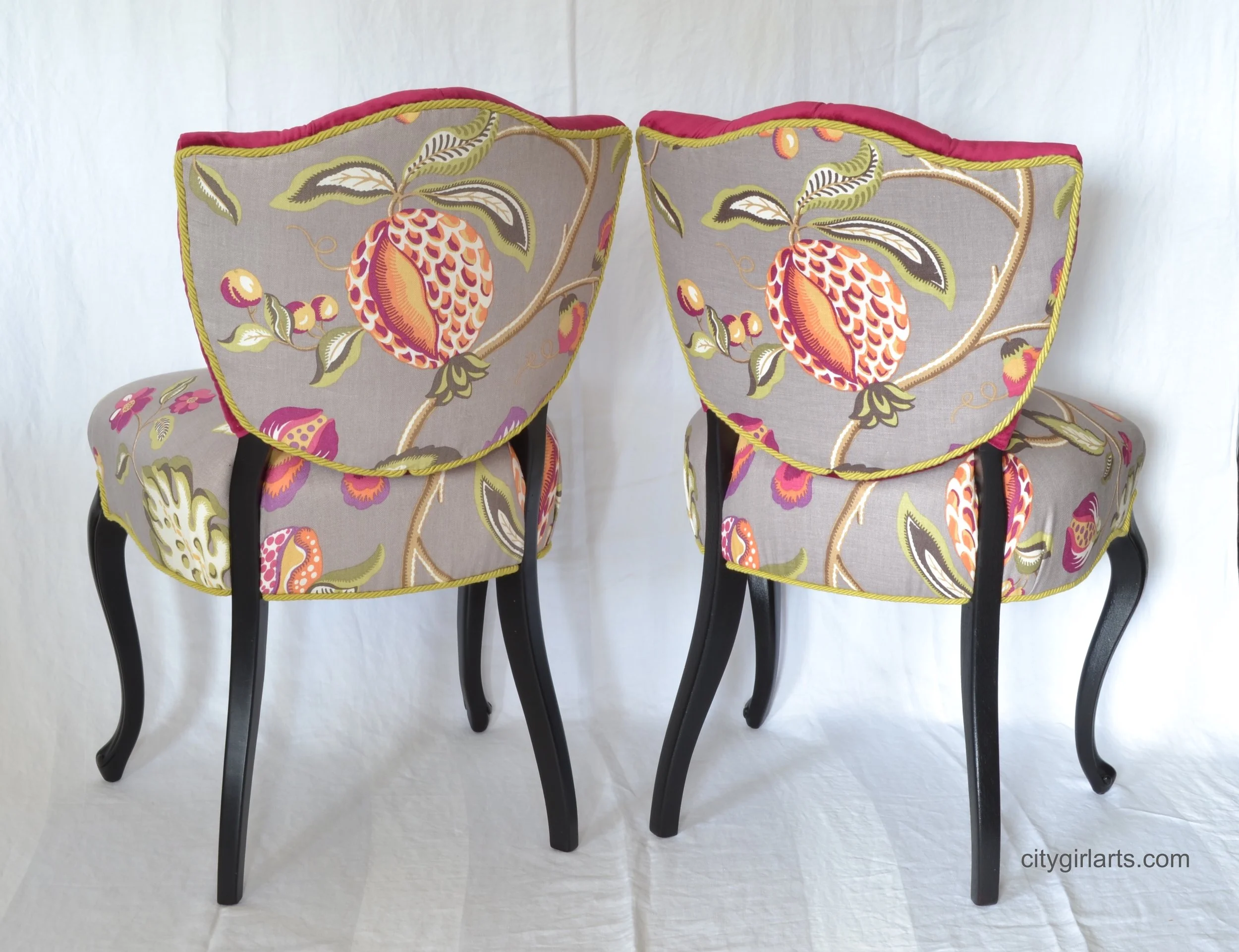 Horsehair and Burlap: Vintage French Upholstered Chairs