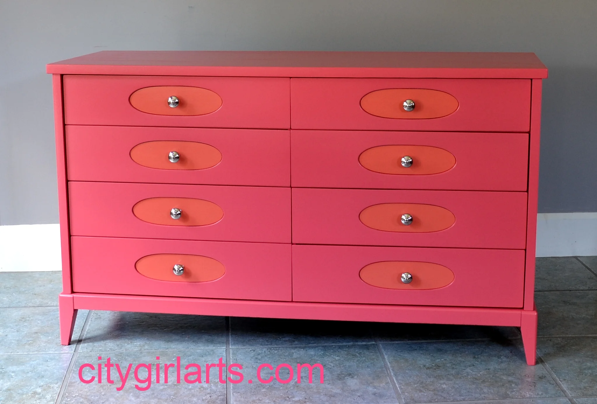 Retro Rejuvenated: The Hot Pink Dresser