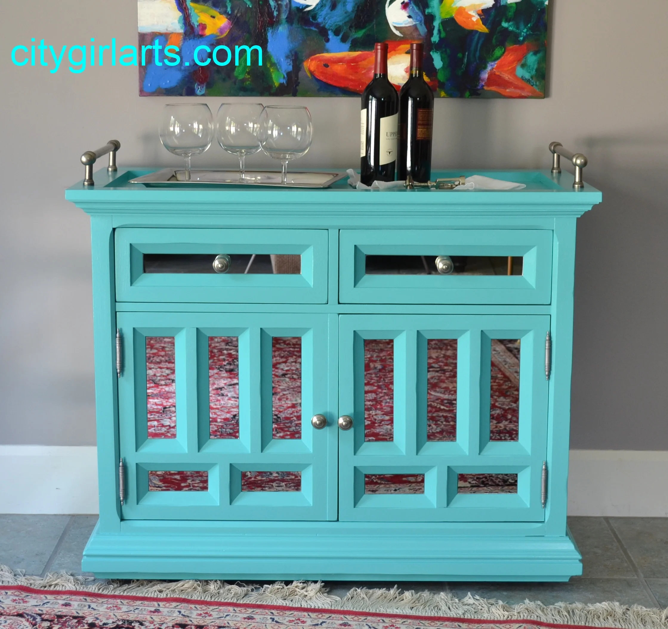 Mirrored Bar Cart: A Reflection of Hospitality, Beauty, and Time