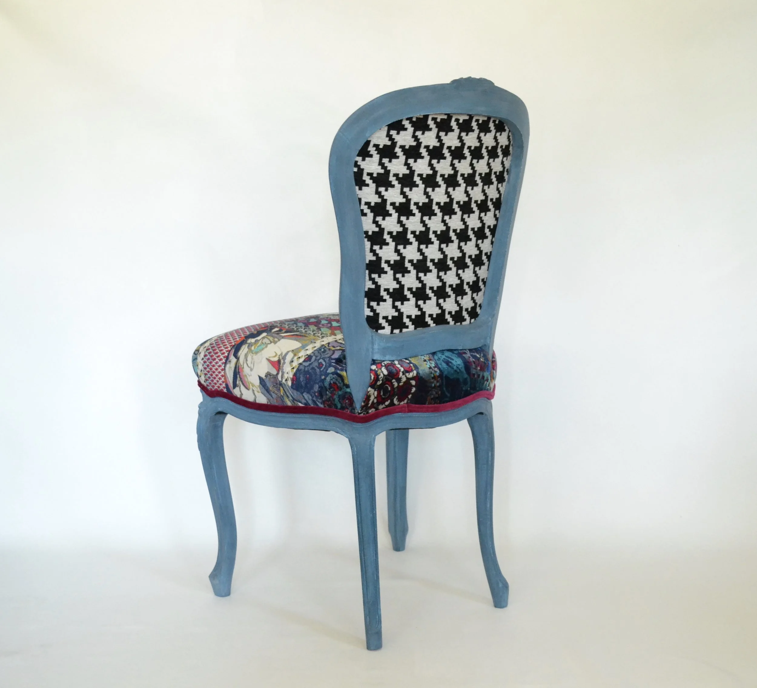 City Girl Arts upholstered boho french chair