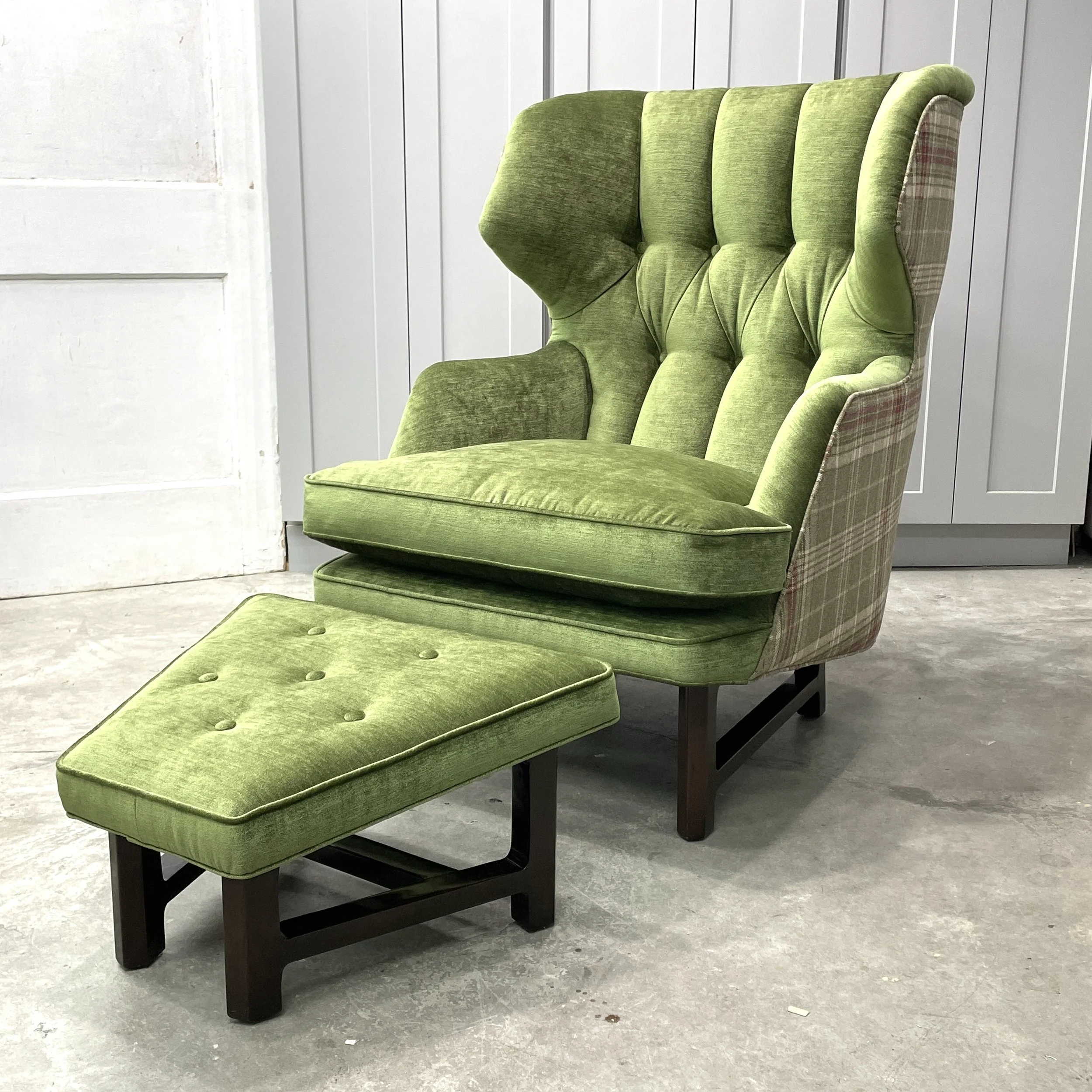 Upholstering A Most Intriguing Wing Chair: Dunbar's Edward Wormley Janus Design