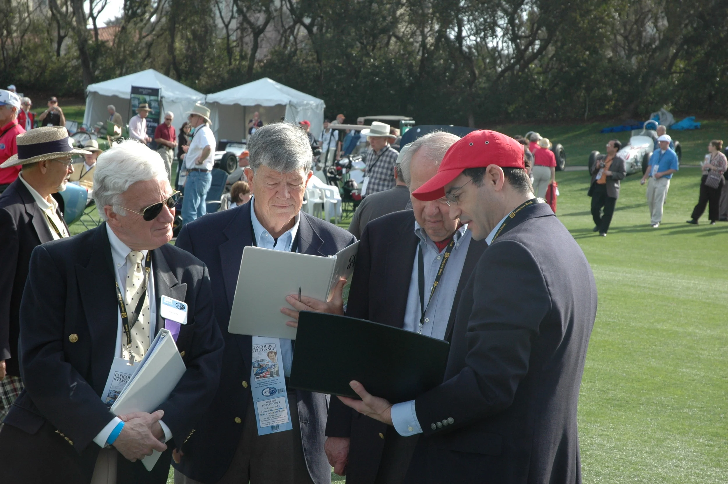 ...or two with the judges who certainly seemed to enjoy the cars