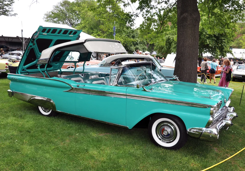 ...as does John Roll’s 59 Ford Retractable.