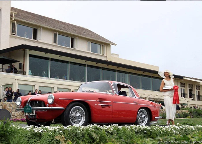 On conclusion, 12 years of restoration and a fitting end, The Kocka’s Touring Pegaso awarded. Richard Owen Photos