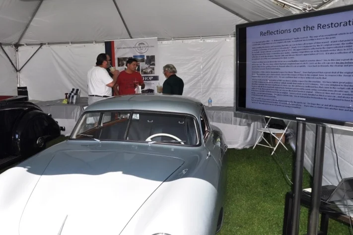 Inside the ARI tent