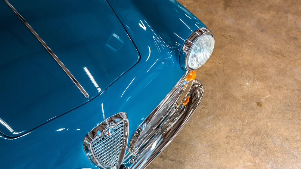 Solido 106 Alfa Romeo Giulietta Spider Miniature Bleue, Collection état Correct, Vintage