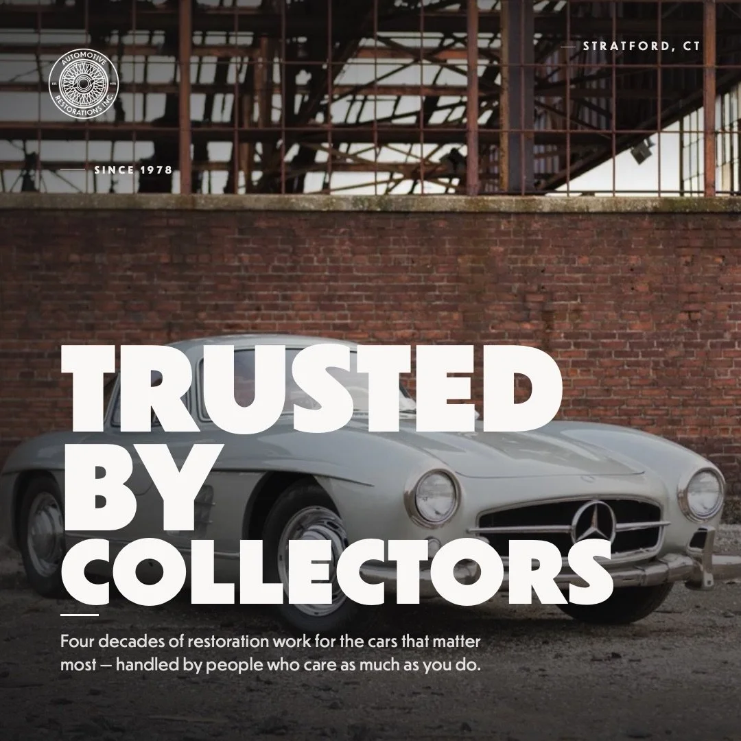 Trusted by collectors for over four decades. From preservation to concours-level restoration, every car that enters our shop is treated with the care, craftsmanship, and attention it deserves.

#ClassicCars #CollectorCars #Mercedes300SL #CarRestorati