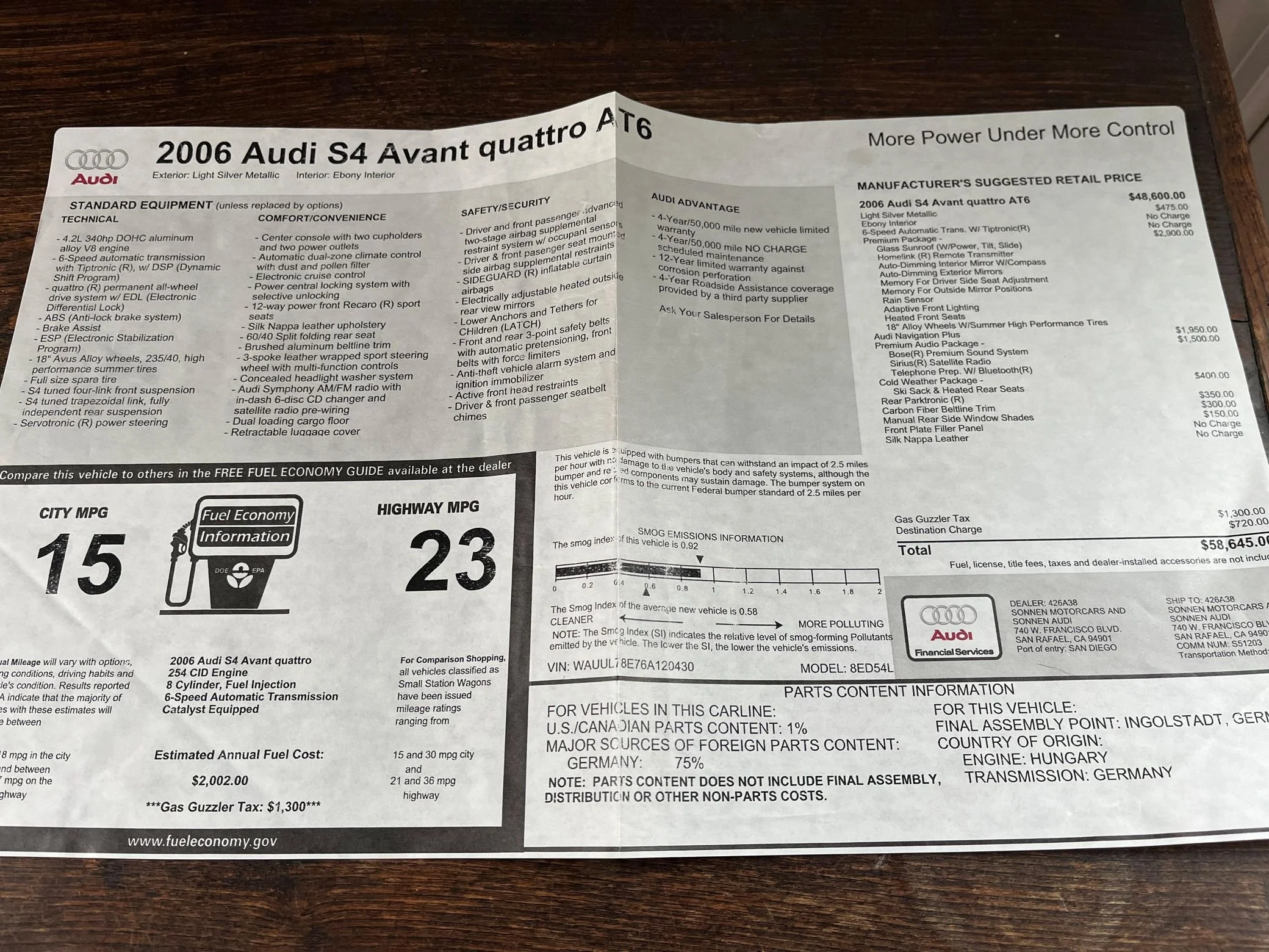 2006 Audi S4 Base - Photo 173