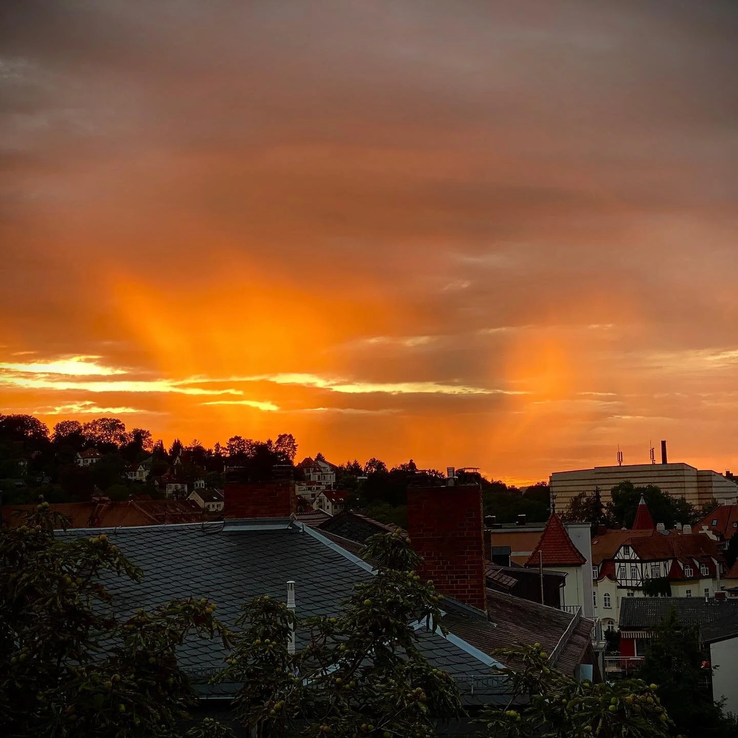 #bamberg #bamberglieben #sonnenuntergang #sunset #balkonblick
