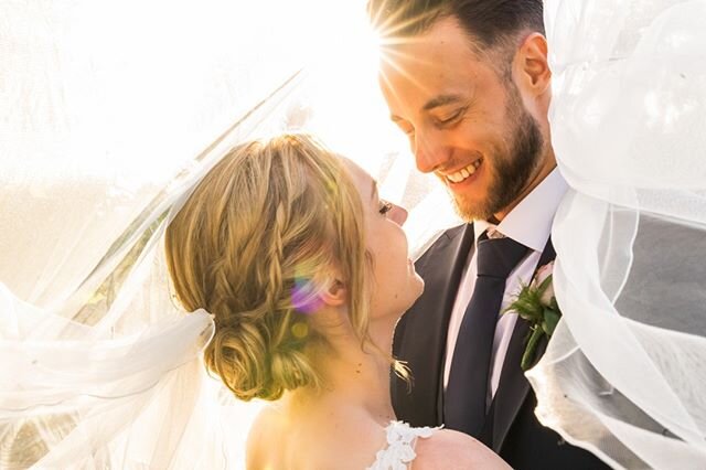 So missing shooting the Weddings for fabulous couples but pleased to say I have been able to accommodate all the replanned dates so far! Here is one of last years fabulous couples, Shannon &amp; Ashley battling with the breeze! ⠀⠀⠀⠀⠀⠀⠀⠀⠀
-----⠀⠀⠀⠀⠀⠀⠀