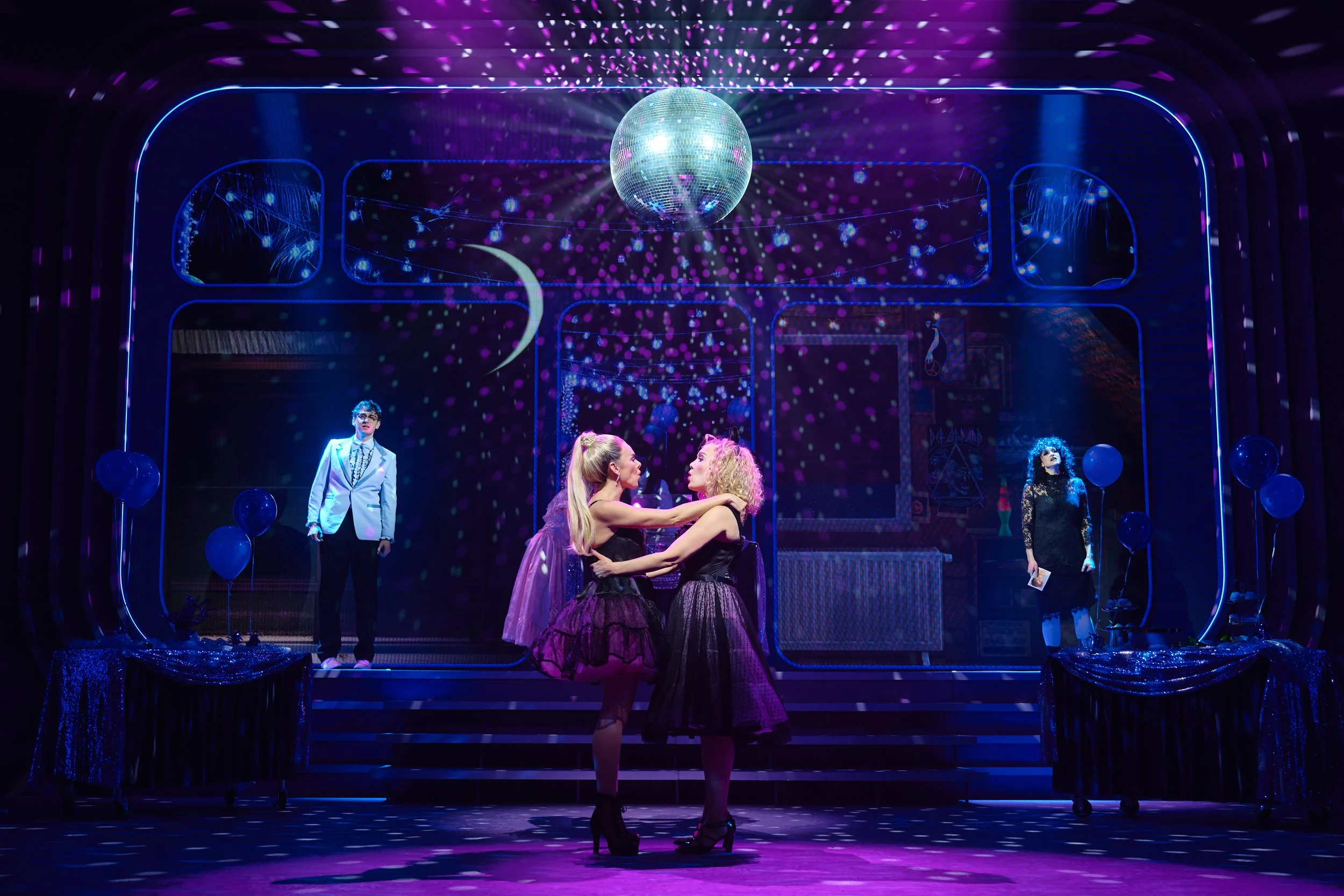 4.) Michael Thomas Grant, Laura Bell Bundy, Kara Lindsay and Jordan Kai Burnett .jpg